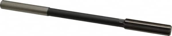Interstate - 0.445" High Speed Steel 8 Flute Chucking Reamer - Exact Tool & Supply