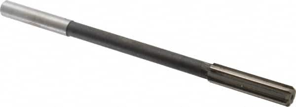 Interstate - 0.505" High Speed Steel 8 Flute Chucking Reamer - Exact Tool & Supply