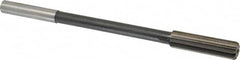 Interstate - 0.569" High Speed Steel 8 Flute Chucking Reamer - Exact Tool & Supply