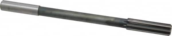 Interstate - 0.631" High Speed Steel 8 Flute Chucking Reamer - Exact Tool & Supply