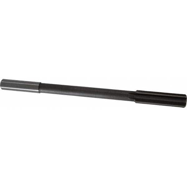 Interstate - 0.639" High Speed Steel 8 Flute Chucking Reamer - Exact Tool & Supply