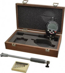 SPI - 0.7 to 1-1/2", 5" Deep, Electronic Bore Gage - Up to 0.00025" Accuracy, 0.001mm Resolution, Data Output, Includes Indicator - Exact Tool & Supply