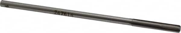 Made in USA - 0.187" Carbide-Tipped 4 Flute Dowel Pin Chucking Reamer - Exact Tool & Supply