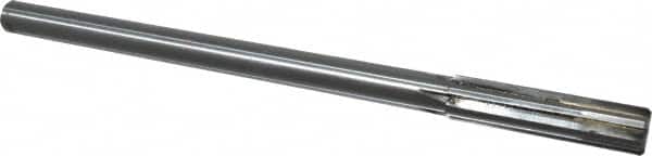 Made in USA - 0.498" Carbide-Tipped 6 Flute Dowel Pin Chucking Reamer - Exact Tool & Supply
