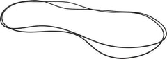 Value Collection - 16" ID x 16-1/4" OD, Viton O-Ring - 1/8" Thick, Round Cross Section - Exact Tool & Supply