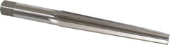 Interstate - 1/2" Small End, 0.682" Large End, 5/8" Shank, 4-3/8" Flute, Brown and Sharpe Taper Reamer #6 - Exact Tool & Supply