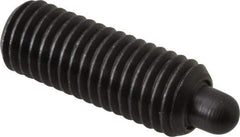 Gibraltar - M12 x 1.75, 32mm Thread Length, 6mm Plunger Projection, Steel Threaded Spring Plunger - 6.3mm Max Plunger Diam, 32mm Plunger Length, 6.55 Lb Init End Force, 17.26 Lb Final End Force, 6mm Hex - Exact Tool & Supply