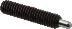 Gibraltar - M6 x 1.0, 25mm Thread Length, 5mm Plunger Projection, Steel Threaded Spring Plunger - 3.02mm Max Plunger Diam, 25mm Plunger Length, 1 Lb Init End Force, 3.97 Lb Final End Force, 3mm Hex - Exact Tool & Supply