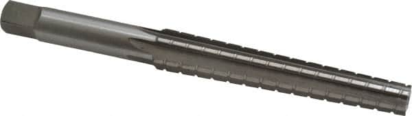 Interstate - 0.3674" Small End, 0.517" Large End, 7/16" Straight Shank, 3" Flute, 1MT Morse Taper Reamer - Exact Tool & Supply