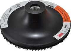 3M - 4" Diam Hook & Loop Disc Backing Pad - Firm Density, 13,000 RPM - Exact Tool & Supply