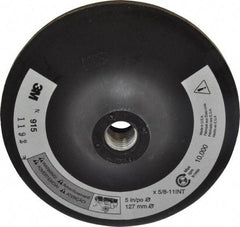 3M - 5" Diam Hook & Loop Disc Backing Pad - Firm Density, 10,000 RPM - Exact Tool & Supply
