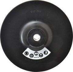 3M - 7" Diam Hook & Loop Disc Backing Pad - Medium Density, 6,000 RPM - Exact Tool & Supply