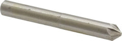 Interstate - 1/4" Head Diam, 1/4" Shank Diam, 6 Flute 82° High Speed Steel Countersink - Exact Tool & Supply