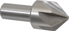 Interstate - 1-3/4" Head Diam, 1" Shank Diam, 6 Flute 82° High Speed Steel Countersink - Exact Tool & Supply