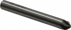 Interstate - 1/4" Head Diam, 1/4" Shank Diam, 6 Flute 90° High Speed Steel Countersink - Exact Tool & Supply