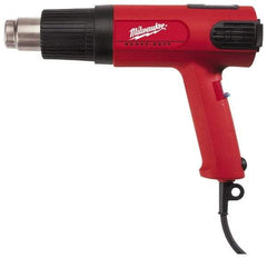 Milwaukee Tool - 90 to 1,100°F Heat Setting, 7 to 16 CFM Air Flow, Heat Gun - 120 Volts, 12.5 Amps, 1,500 Watts, 11.5' Cord Length - Exact Tool & Supply