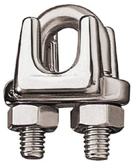 Ronstan - 9/16" Wire Rope U-Bolt Grip - 316 Stainless Steel - Exact Tool & Supply