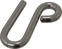 Ronstan - 13/32" Opening, 316 Stainless Steel Electropolished S-Hook - 880 Lb Capacity, 3/8" ID, 1/4" Wire, 2-7/16" OAL - Exact Tool & Supply