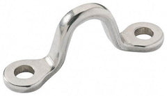 Ronstan - 11/16" Rope Guide/Eye Strap - 2-3/8" Between Centers, 316 Stainless Steel, Electropolished - Exact Tool & Supply