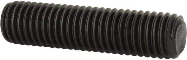 Value Collection - 5/8-11 2-1/2" OAL Fully Threaded Stud - Carbon Steel, Plain Finish - Exact Tool & Supply