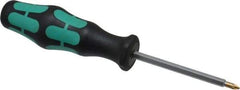 Wera - 2-3/8" Blade Length Posidrive Screwdriver - 5-5/8" OAL - Exact Tool & Supply
