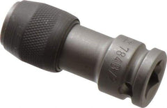 Wera - 3/8" Drive, 5/16" Insert, Hex Drive Bit Adapter - Quick Release, 1-15/16" OAL - Exact Tool & Supply