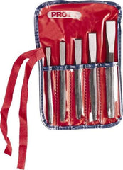 Proto - 5 Piece Cold Chisel Set - Sizes Included 1/4 to 1/2" - Exact Tool & Supply