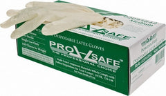 PRO-SAFE - Size M, 5 mil, Industrial Grade, Powder Free Latex Disposable Gloves - Exact Tool & Supply