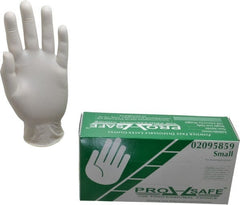 PRO-SAFE - Size S, 5 mil, Industrial Grade, Powder Free Latex Disposable Gloves - Exact Tool & Supply