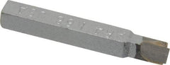 Made in USA - 1/4 x 1/4" Shank, Square Shoulder Turning Single Point Tool Bit - AR-4, Grade K68 - Exact Tool & Supply