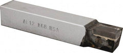 Made in USA - 3/4 x 3/4" Shank, Square Shoulder Turning Single Point Tool Bit - AL-12, Grade K68 - Exact Tool & Supply