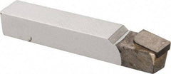 Made in USA - 3/8 x 3/8" Shank, Lead Angle Turning Single Point Tool Bit - BR-6, Grade K68 - Exact Tool & Supply