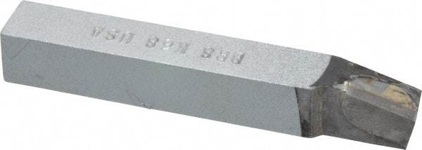 Made in USA - 1/2 x 1/2" Shank, Lead Angle Turning Single Point Tool Bit - BR-8, Grade K68 - Exact Tool & Supply