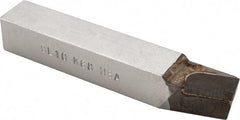 Made in USA - 5/8 x 5/8" Shank, Lead Angle Turning Single Point Tool Bit - BL-10, Grade K68 - Exact Tool & Supply