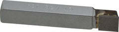 Made in USA - 7/16 x 7/16" Shank, Square Nose Single Point Tool Bit - C-7, Grade K68 - Exact Tool & Supply