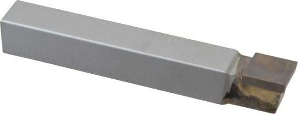 Made in USA - 1/2 x 1/2" Shank, Square Nose Single Point Tool Bit - C-8, Grade K68 - Exact Tool & Supply
