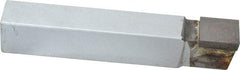 Made in USA - 3/4 x 3/4" Shank, Square Nose Single Point Tool Bit - C-12, Grade K68 - Exact Tool & Supply
