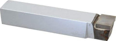 Made in USA - 1 x 1" Shank, Square Nose Single Point Tool Bit - C-16, Grade K68 - Exact Tool & Supply