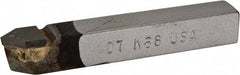 Made in USA - 7/16 x 7/16" Shank, Pointed Nose Single Point Tool Bit - D-7, Grade K68 - Exact Tool & Supply