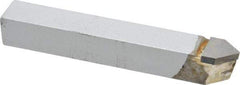 Made in USA - 1/2 x 1/2" Shank, Pointed Nose Single Point Tool Bit - D-8, Grade K68 - Exact Tool & Supply