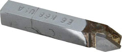 Made in USA - 3/8 x 3/8" Shank, Threading Single Point Tool Bit - E-6, Grade K68 - Exact Tool & Supply