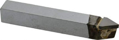 Made in USA - 1/2 x 1/2" Shank, Threading Single Point Tool Bit - E-8, Grade K68 - Exact Tool & Supply