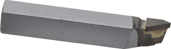 Made in USA - 3/8 x 3/8" Shank, Offset Threading Single Point Tool Bit - ER-6, Grade K68 - Exact Tool & Supply