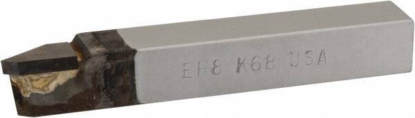 Made in USA - 1/2 x 1/2" Shank, Offset Threading Single Point Tool Bit - ER-8, Grade K68 - Exact Tool & Supply