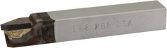Made in USA - 1/2 x 1/2" Shank, Offset Threading Single Point Tool Bit - ER-8, Grade K68 - Exact Tool & Supply