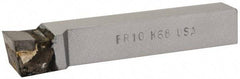 Made in USA - 5/8 x 5/8" Shank, Offset End Cutting Single Point Tool Bit - FR-10, Grade K68 - Exact Tool & Supply