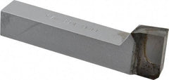 Made in USA - 3/4 x 3/4" Shank, Offset End Cutting Single Point Tool Bit - FR-12, Grade K68 - Exact Tool & Supply