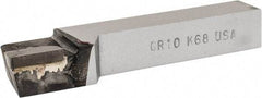Made in USA - 5/8 x 5/8" Shank, Offset Side Cutting Single Point Tool Bit - GR-10, Grade K68 - Exact Tool & Supply