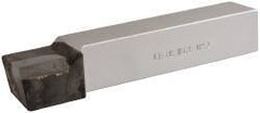 Made in USA - 1 x 1" Shank, Offset Side Cutting Single Point Tool Bit - GR-16, Grade K68 - Exact Tool & Supply