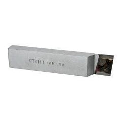 Made in USA - 1 x 1/2" Shank, Cutoff & Grooving Single Point Tool Bit - CT-111, Grade K68 - Exact Tool & Supply